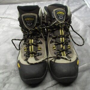 Asolo Mens 9.5 Trail Boots Black WIDE FSN 95 GTX Waterproof Gore-Tex Hiking Mid